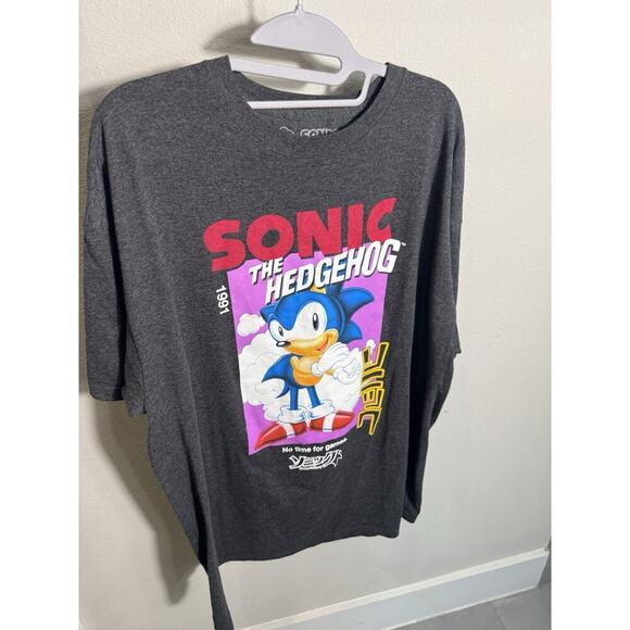 Sonic The Hedgehog Graphic Shirt XLarge Official SEGA Classic - Picture 1 of 5